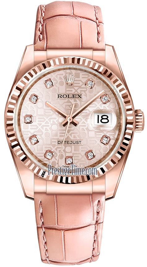 rolex datejust 36mm everose gold price|rolex 36mm datejust with diamonds.